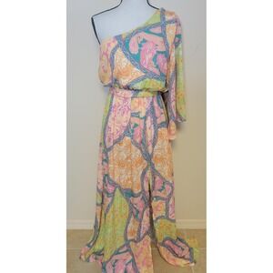 Flying Tomato One-Shoulder Maxi Dress